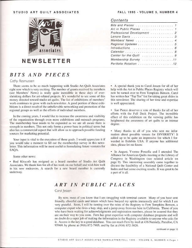 SAQA Journal 1995 Vol. 5 No. 4