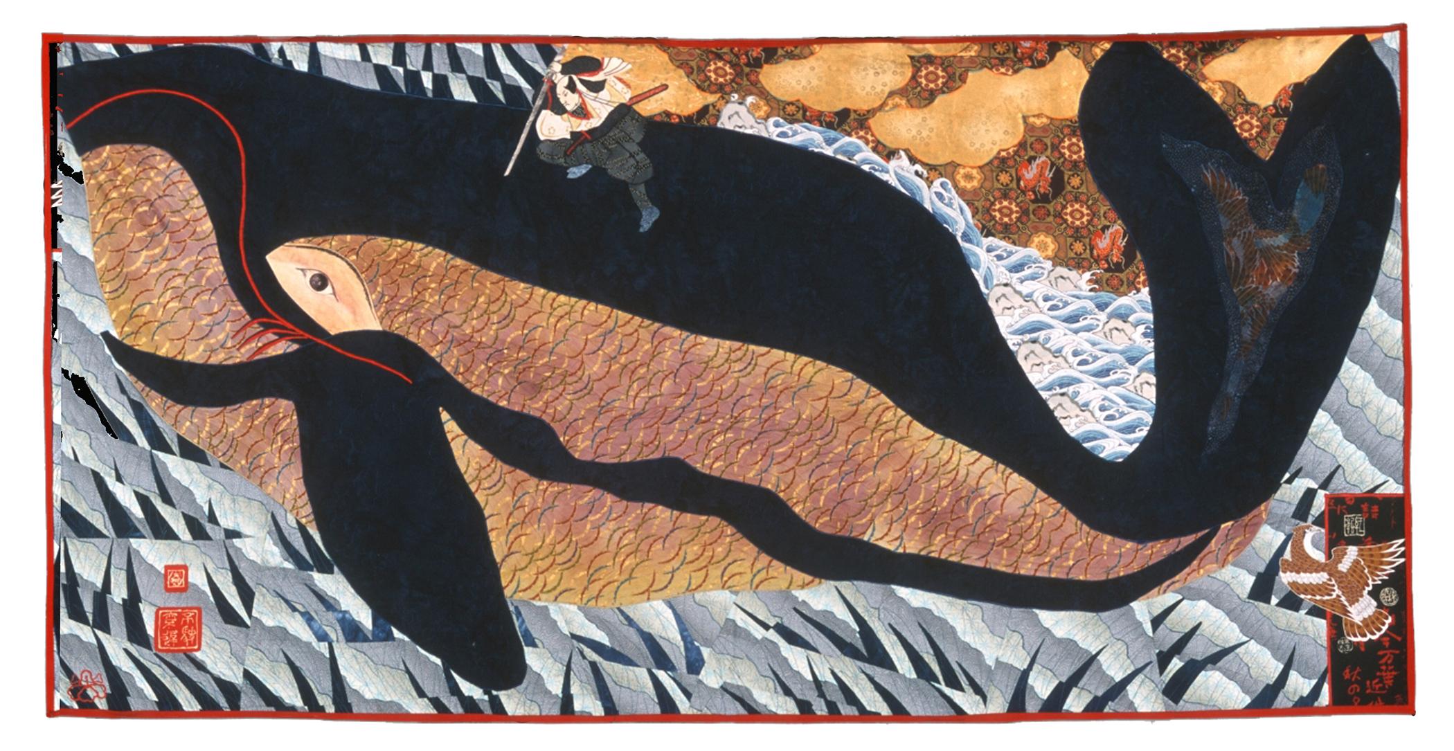 Barbara Schneider - Musashi on the Back of a whale
