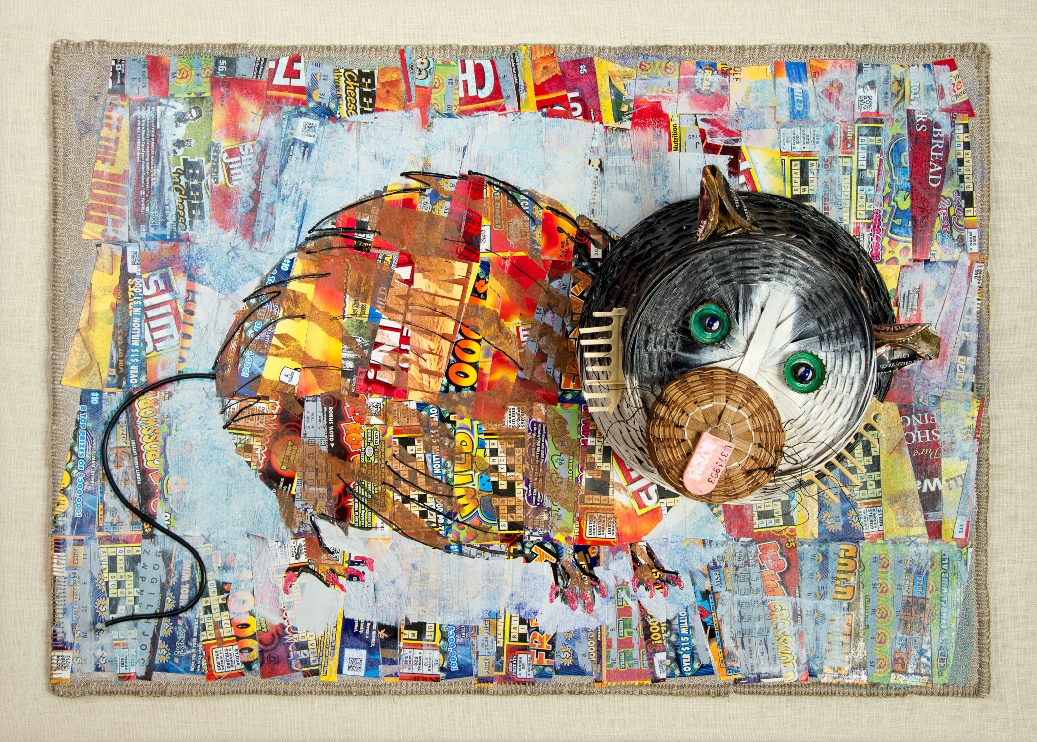 Cat And Mouse Game Saqa Studio Art Quilt Associates