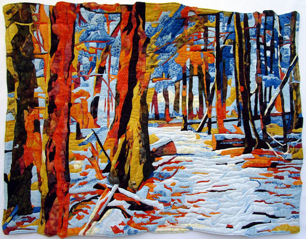 Buttermilk Falls Path, 34"w x 26.5"h. 2023