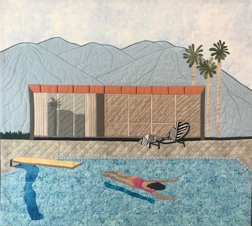 Homage to Hockney's Palm Springs