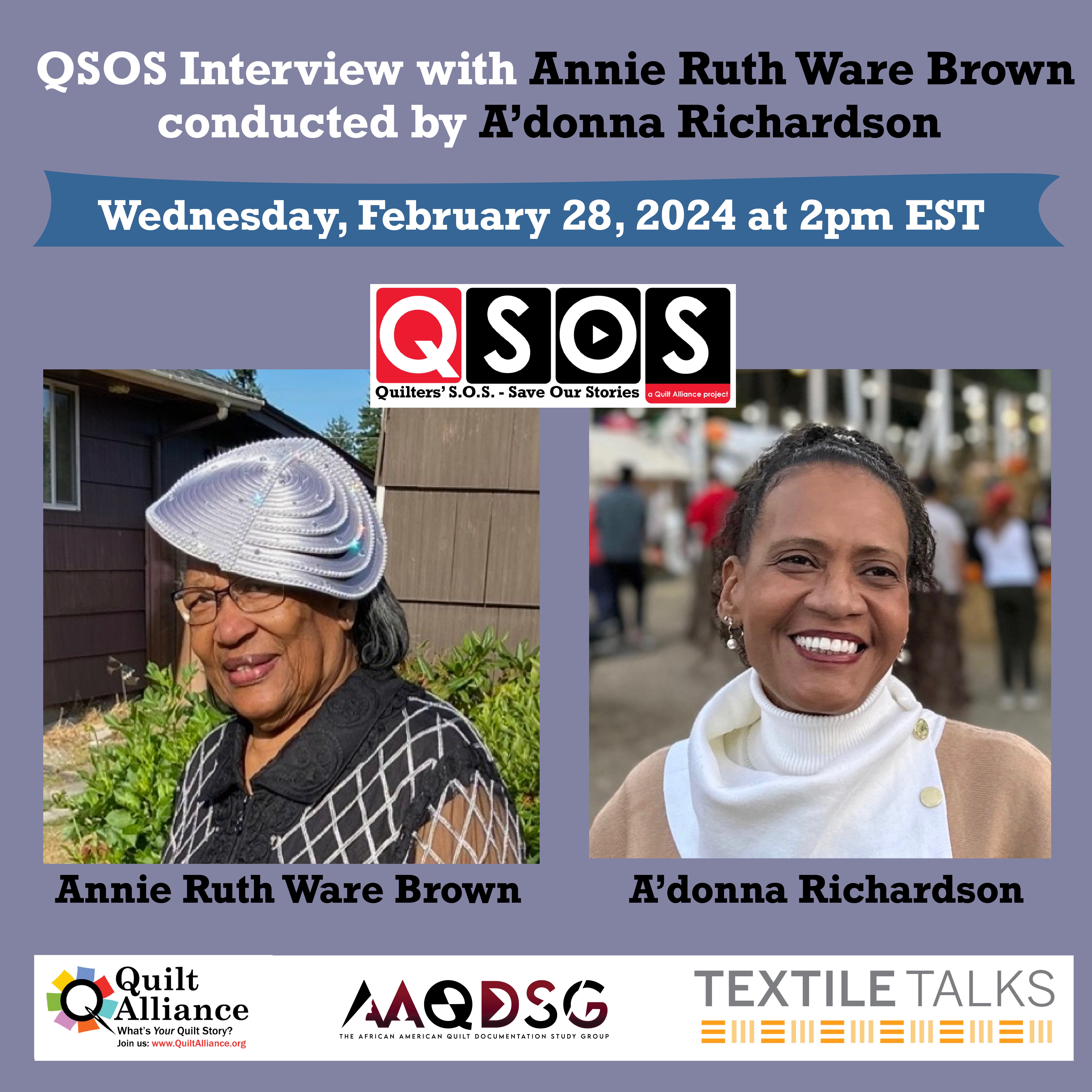 QSOS with Annie Ruth Ware Brown