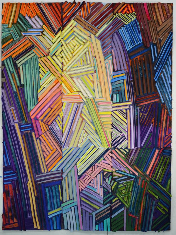  Kit Vincent - Kilter (quilt made of lots of small strips)