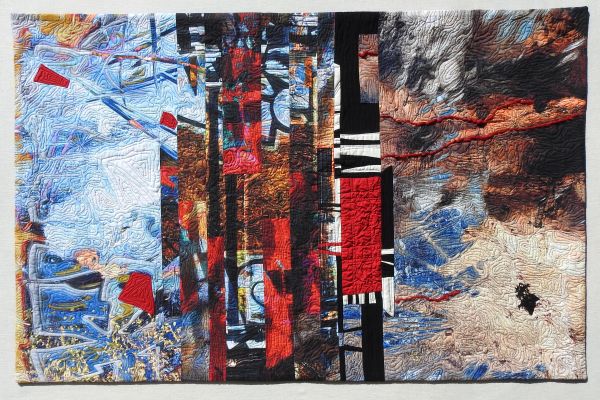 Marian Zielinski - Life in Three Acts (abstract quilt)