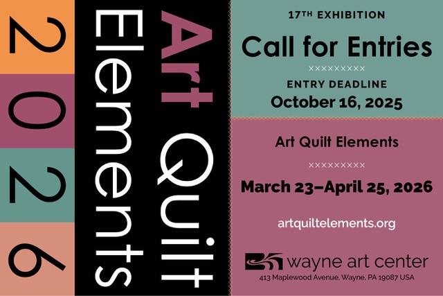 Art Quilt Elements flyer