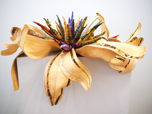 Andrea Finch - Echinacea paradoxa VI: Kismet (textile sculpture of a flower)