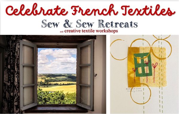 View from Chateau Dumas and Artwork by Deborah Boschert