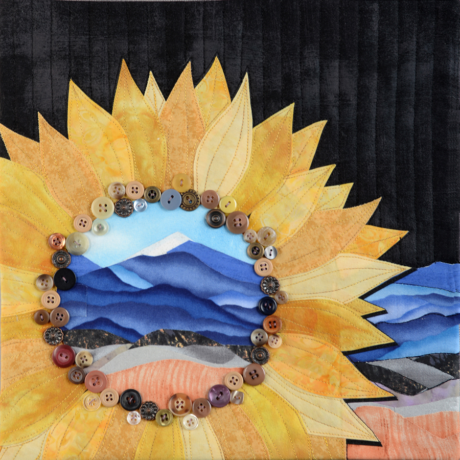 Sunflower Landscape by Dana Hollifield