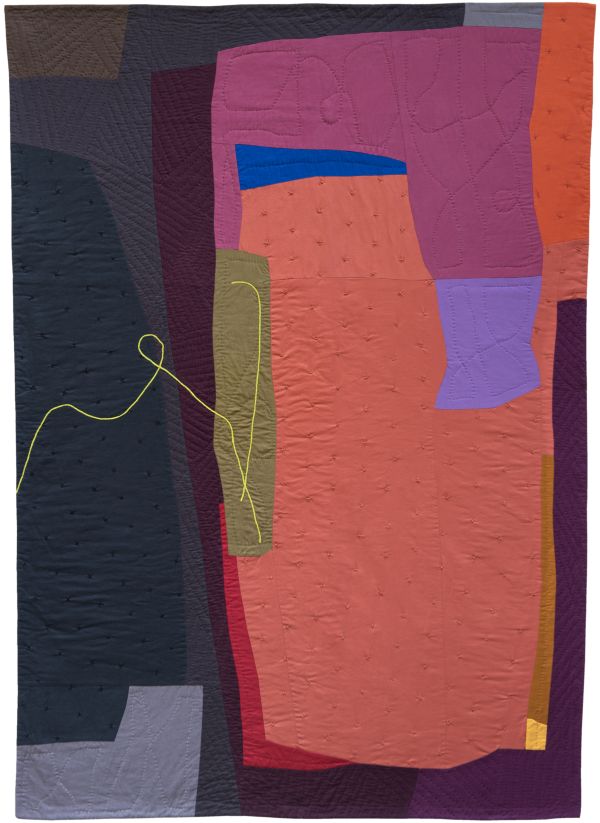 Katie Chester - Songs from My Belly (abstract quilt with large color blocks)