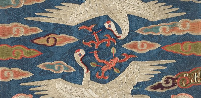 Rank badge, Korea, 19th century. The Textile Museum Collection 2023.6.16A. Gift of the Myrna and Sam Myers Collection.