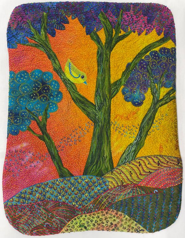 Laura Wasilowski - I'll Fly Away #2