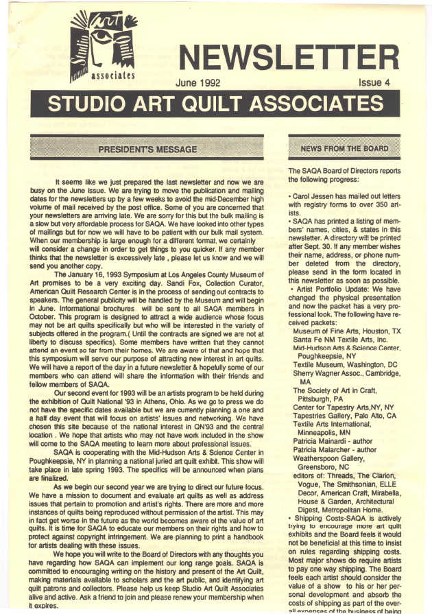 SAQA Journal 1992 Issue 4