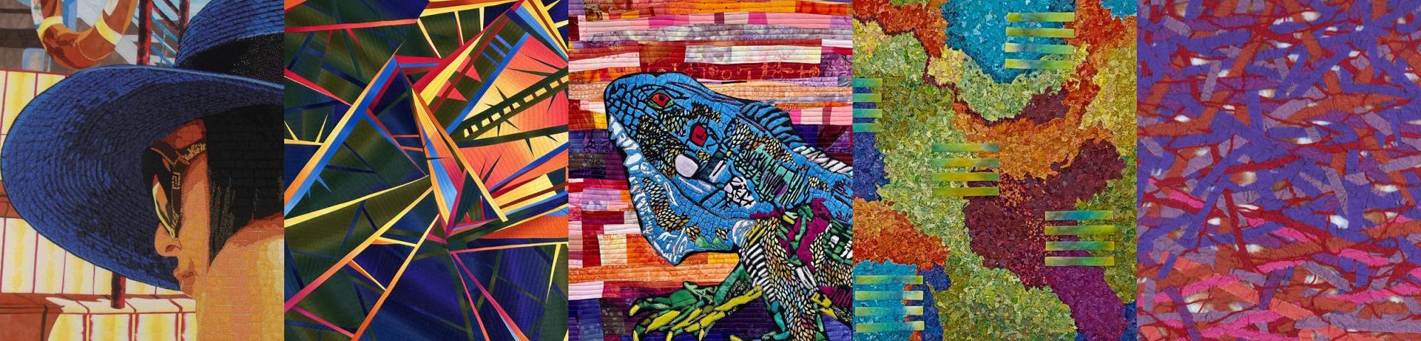 Artwork by Kathleen McCabe, Anne Kobus, Amanda Preston Araujo, Barbara Oliver Hartman, and Pat Hertzberg