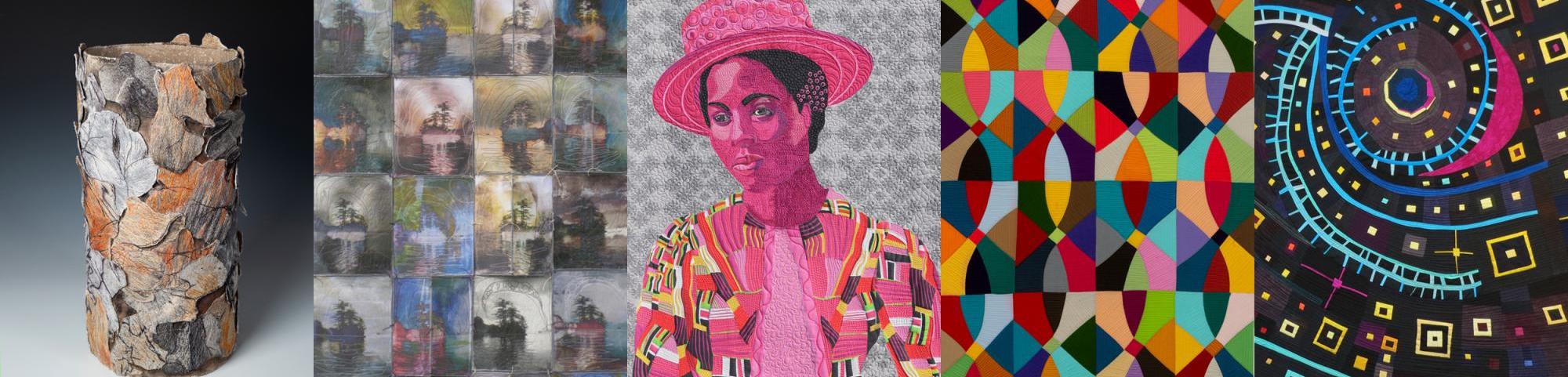 Artwork by Terri Shinn, Wen Redmond, Clara Nartey, Maria Shell, and Niraja C Lorenz