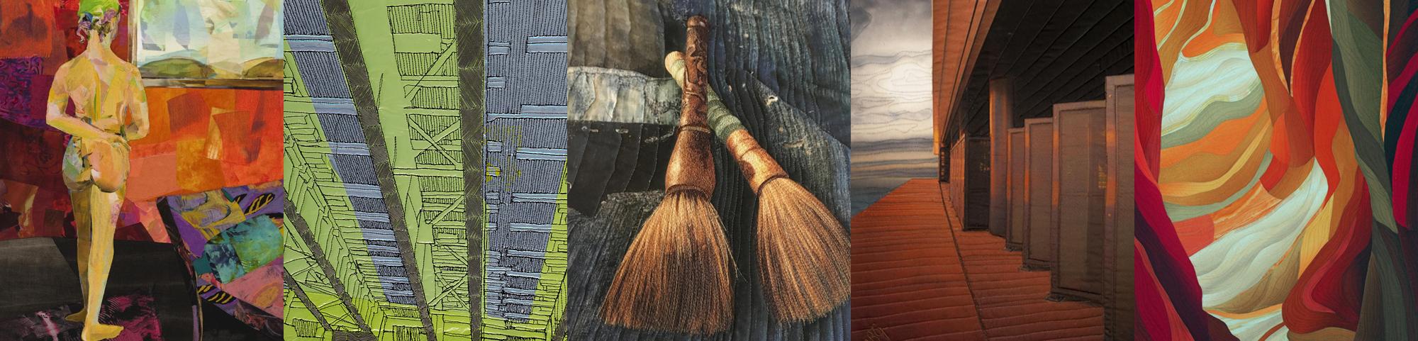 Artwork by Alice Beasely, Natalya Khorover, Barbara J. Schneider, Jayne Bentley Gaskins, and Vicki Conley