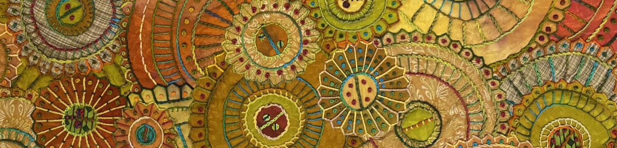 Artwork by  Laura Wasilowski