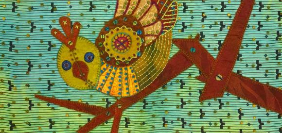 Artwork by Laura Wasilowski
