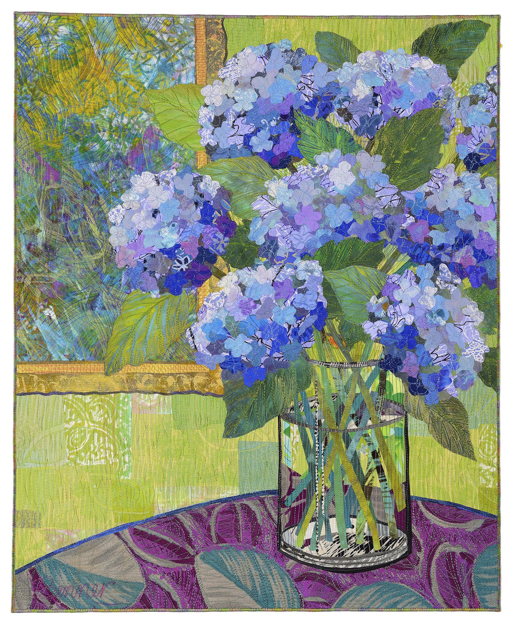Sue Benner - Famous and Not So Famous Flowers #10: Dana's Hydrangeas