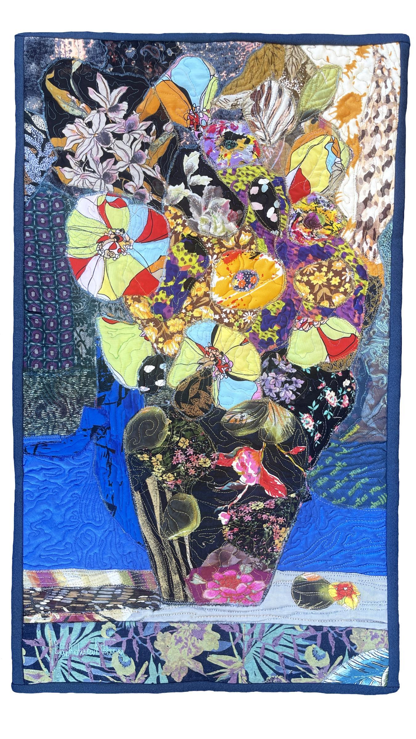 Nana  Barkalaia - Blue Still Life