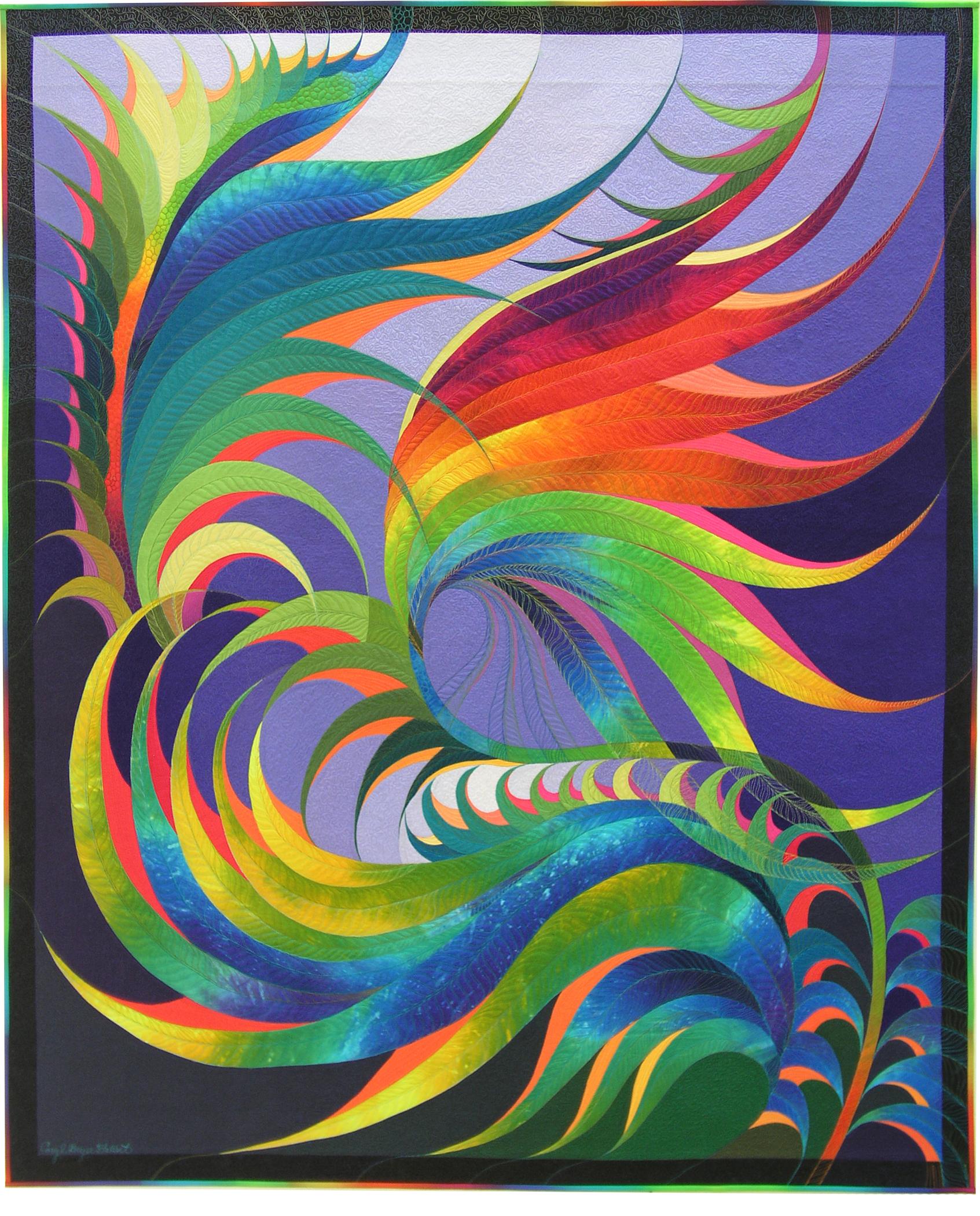 Caryl Bryer Fallert-Gentry - Feather Study #30: