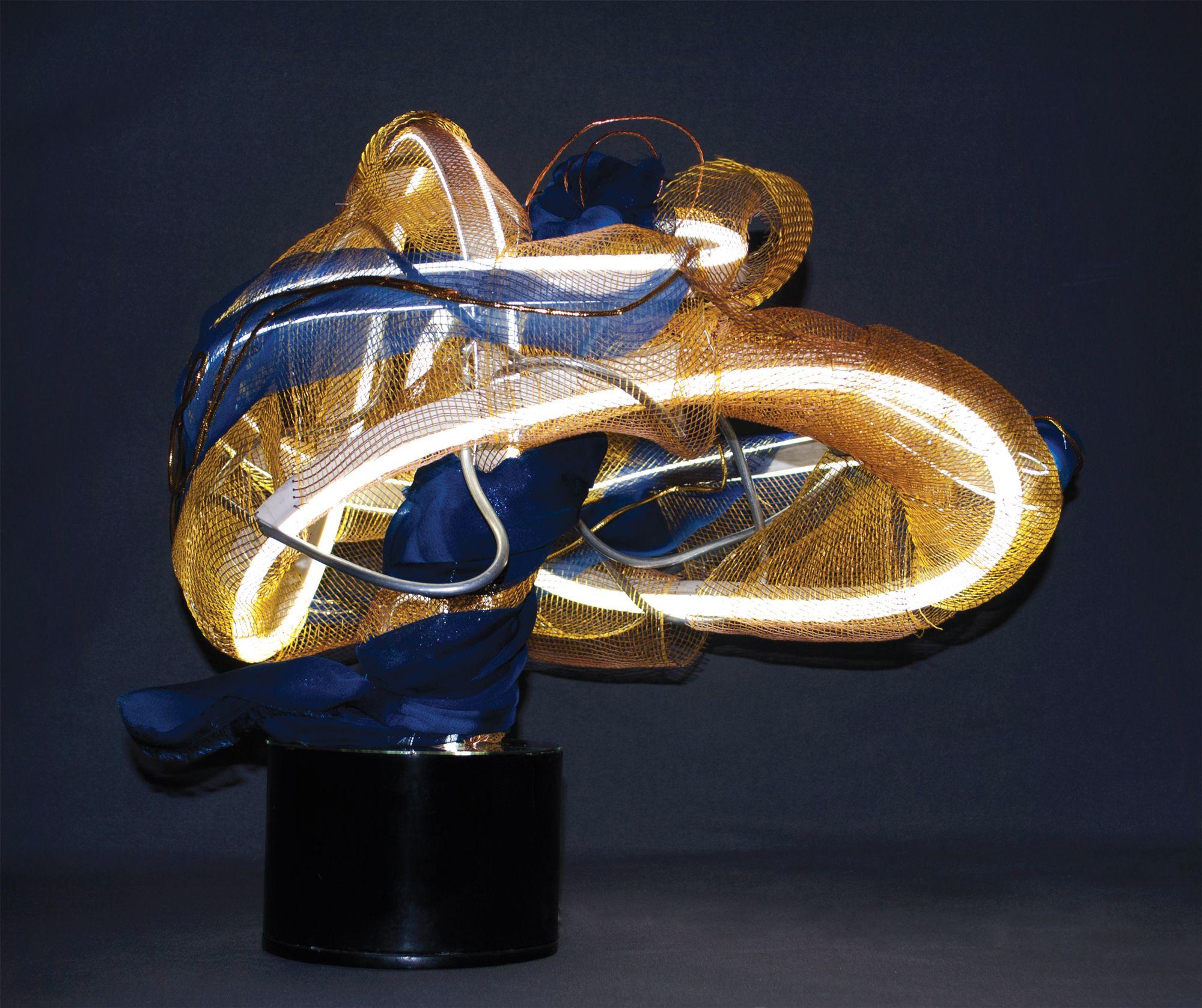 Jayne B. Gaskins - Spiraling Currents of Golden Light