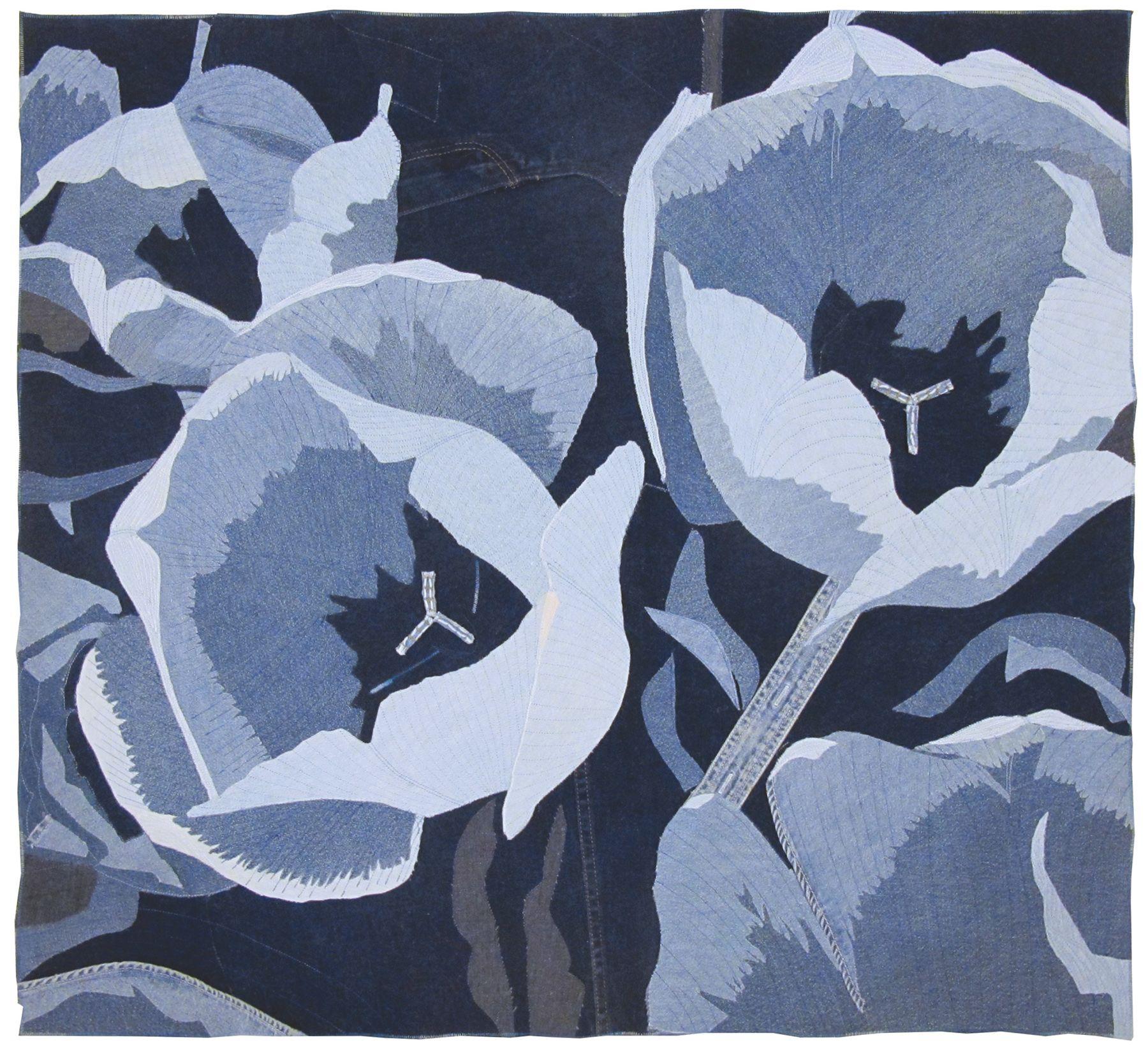 Carolyn I. Skei - Tulips in Moonlight