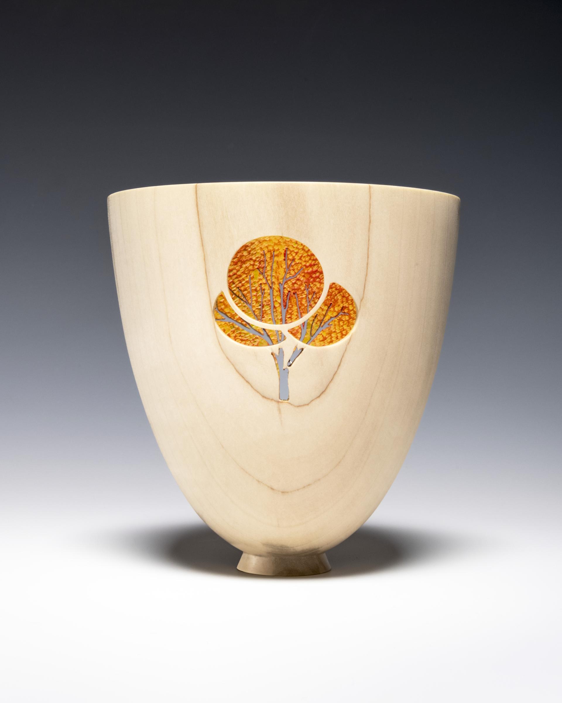  Adam  Wager - Silver Maple, Fall (Perspectival Forms Series)