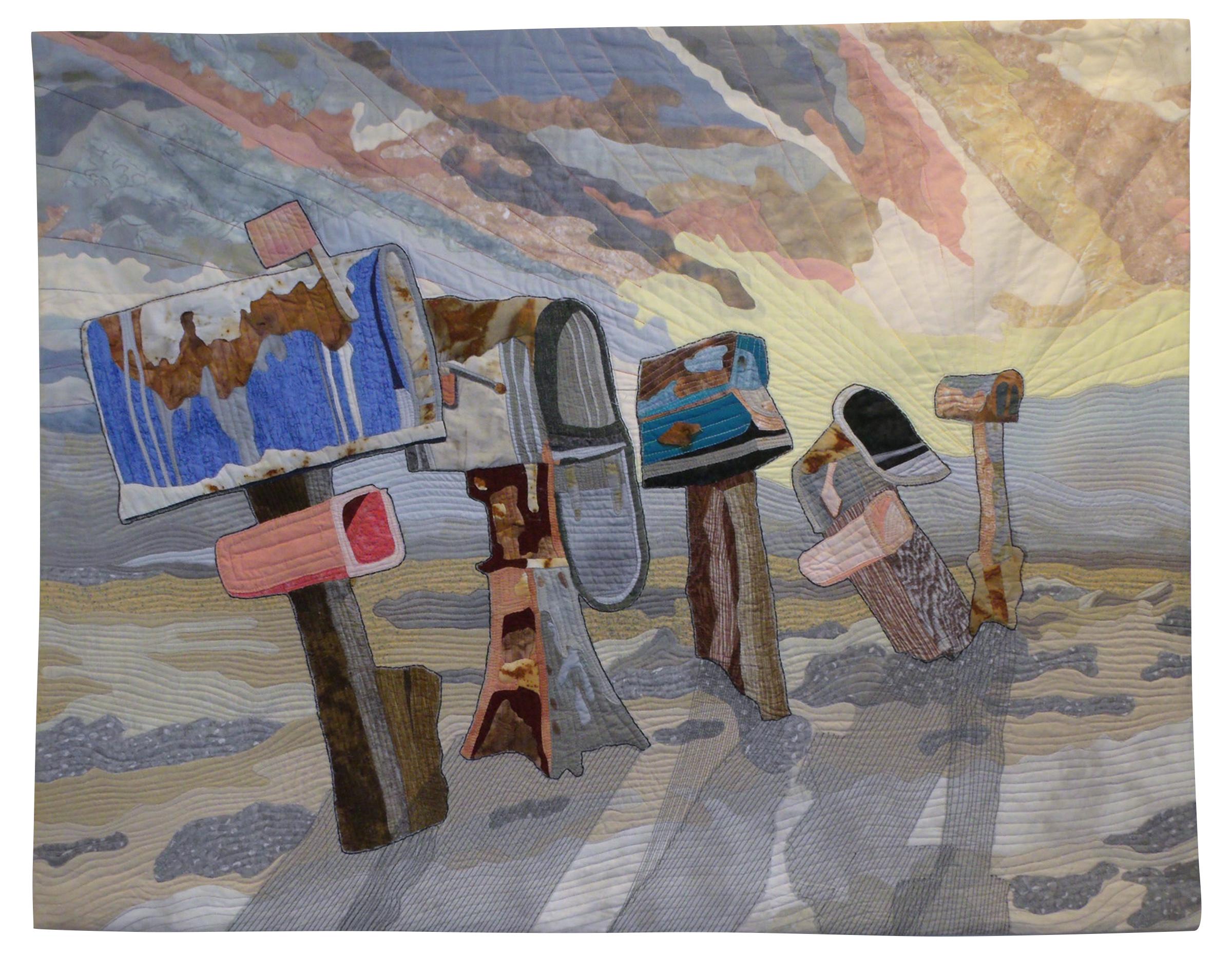 Bev  Haring - Parched Earth:  The Mail Boxes