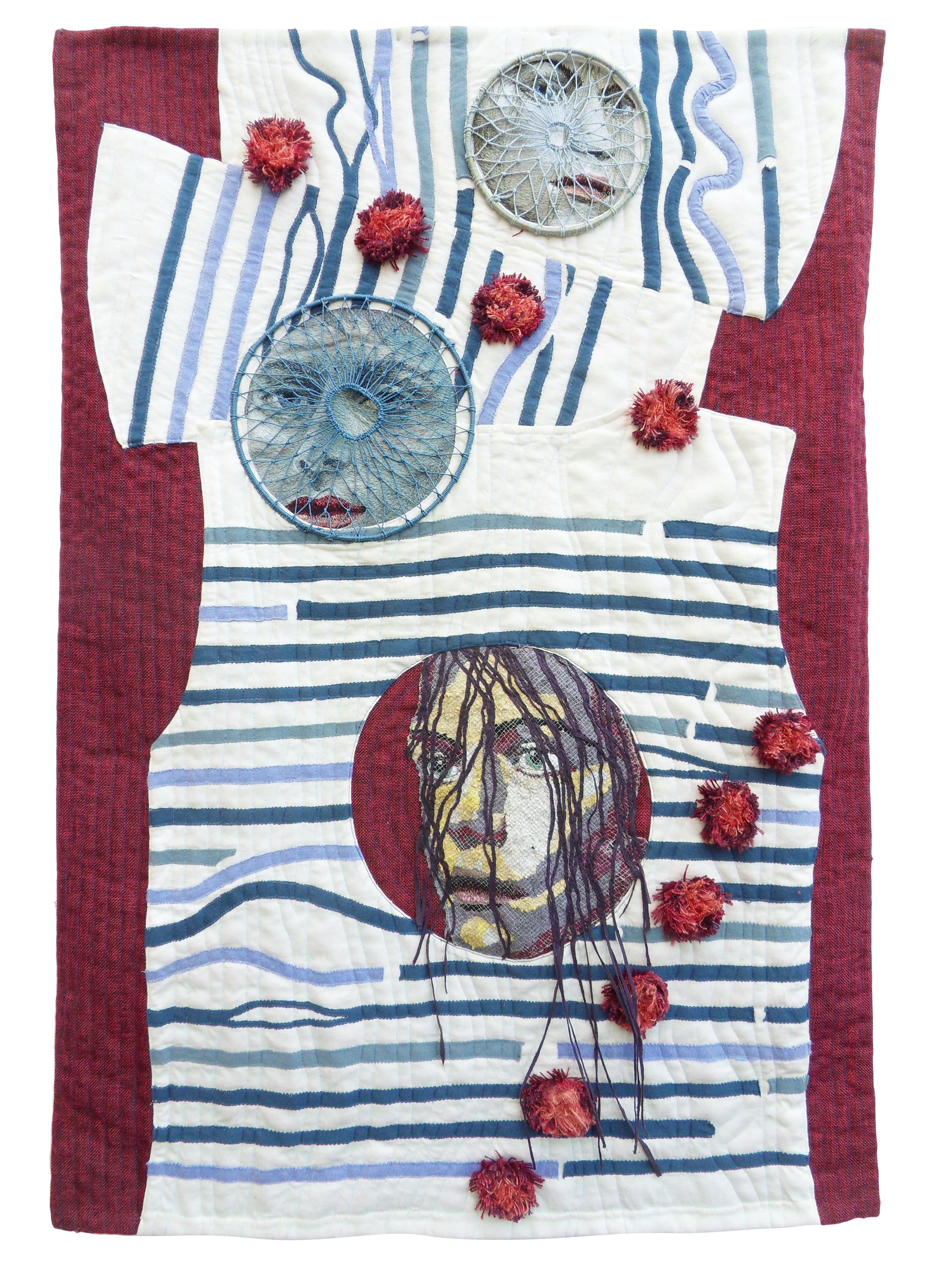 Geneviève  Attinger - Le Piège à Demoiselles_Marinière et Pompons Rouges