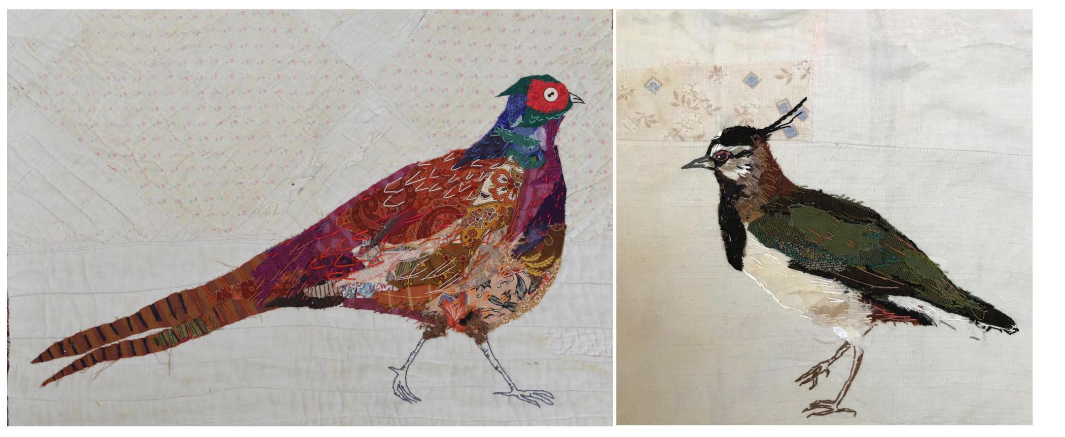 Mandy Pattullo - Pheasant and Lapwing