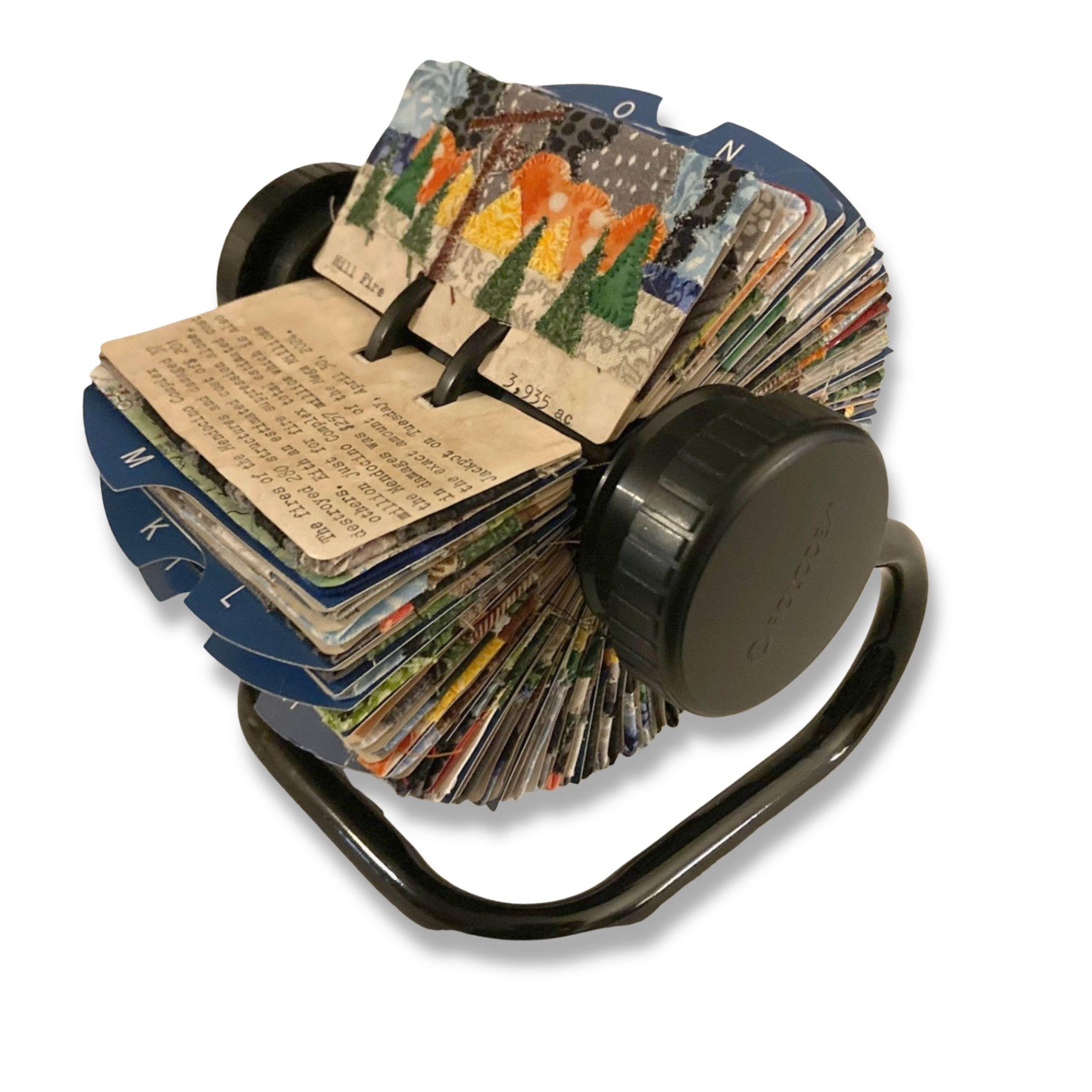  Lauryl  Rose - Index of California Wildfires Micro Quilts