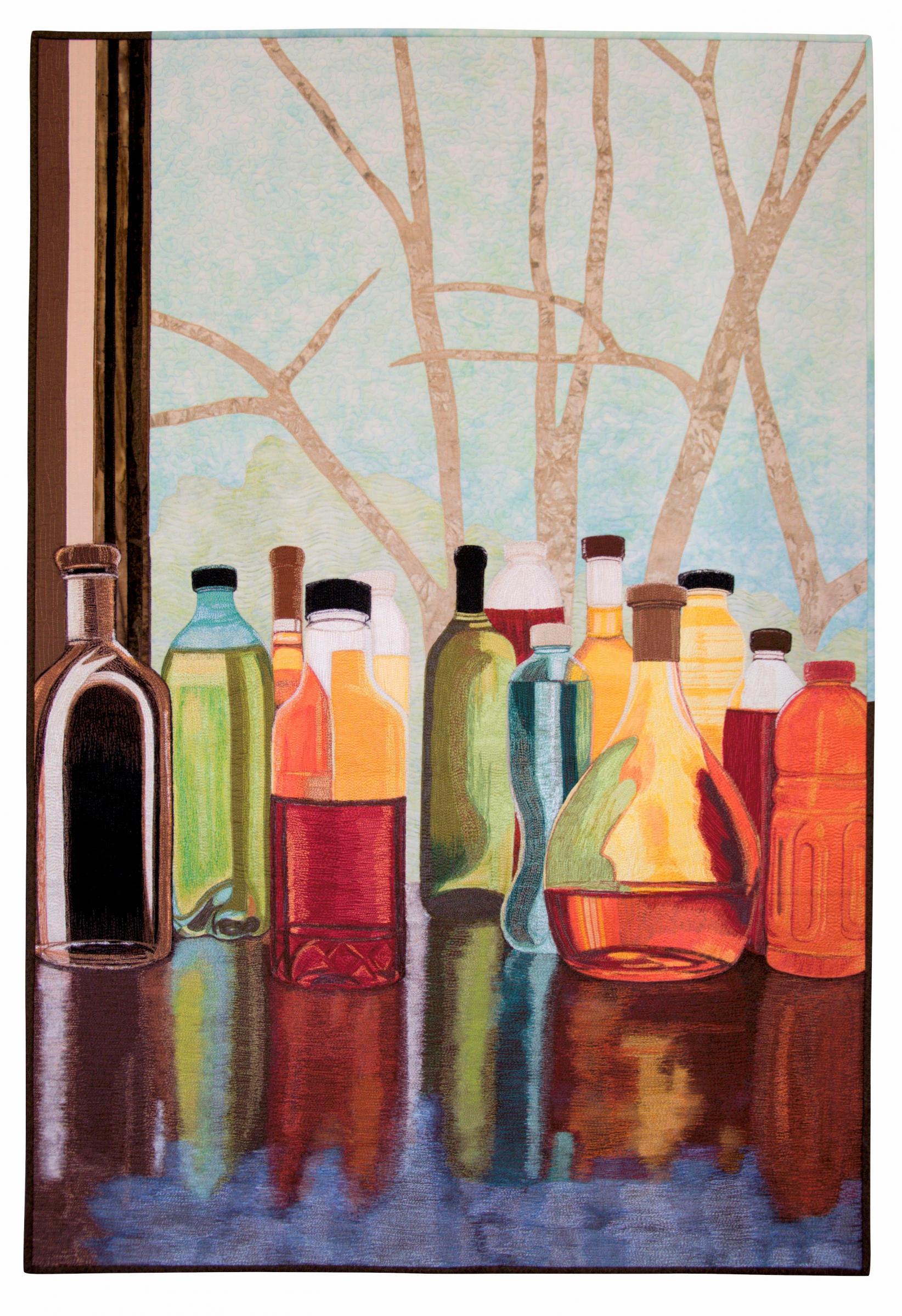 Sara Sharp - Turning Bottles Into "Stained Glass"
