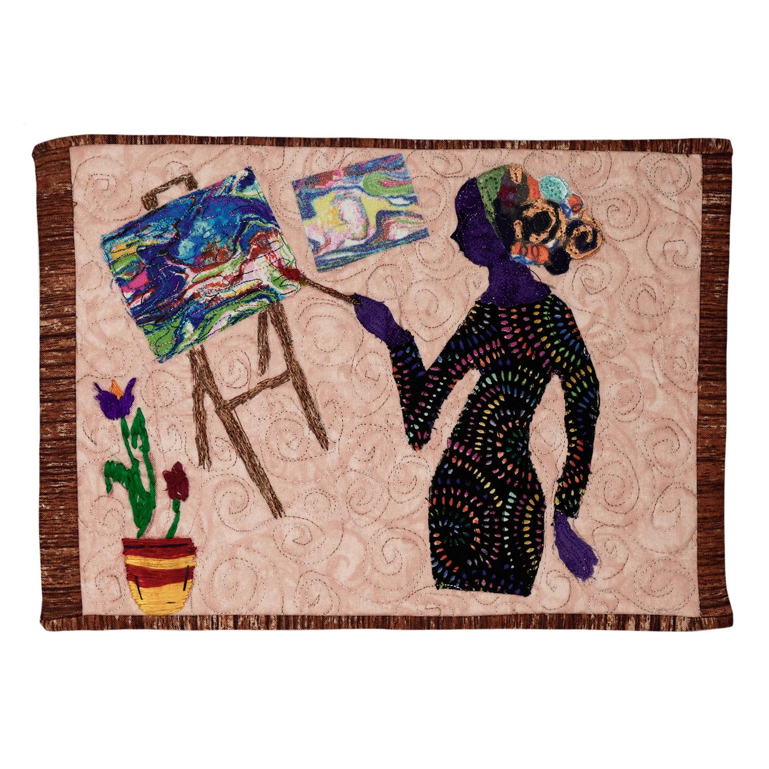 Jenny Shafer Ballou - Purple Girl Paints