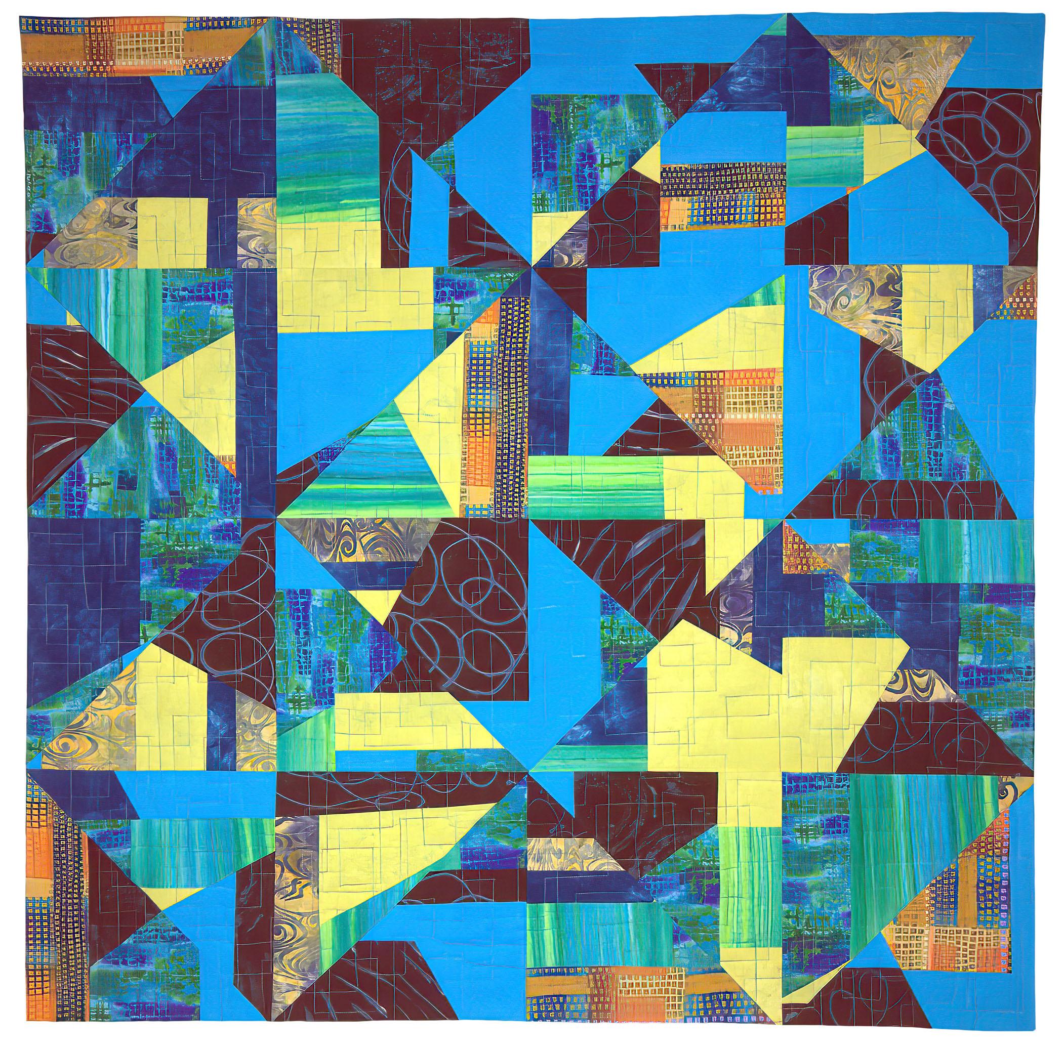 Marcia  DeCamp - Blue Squares