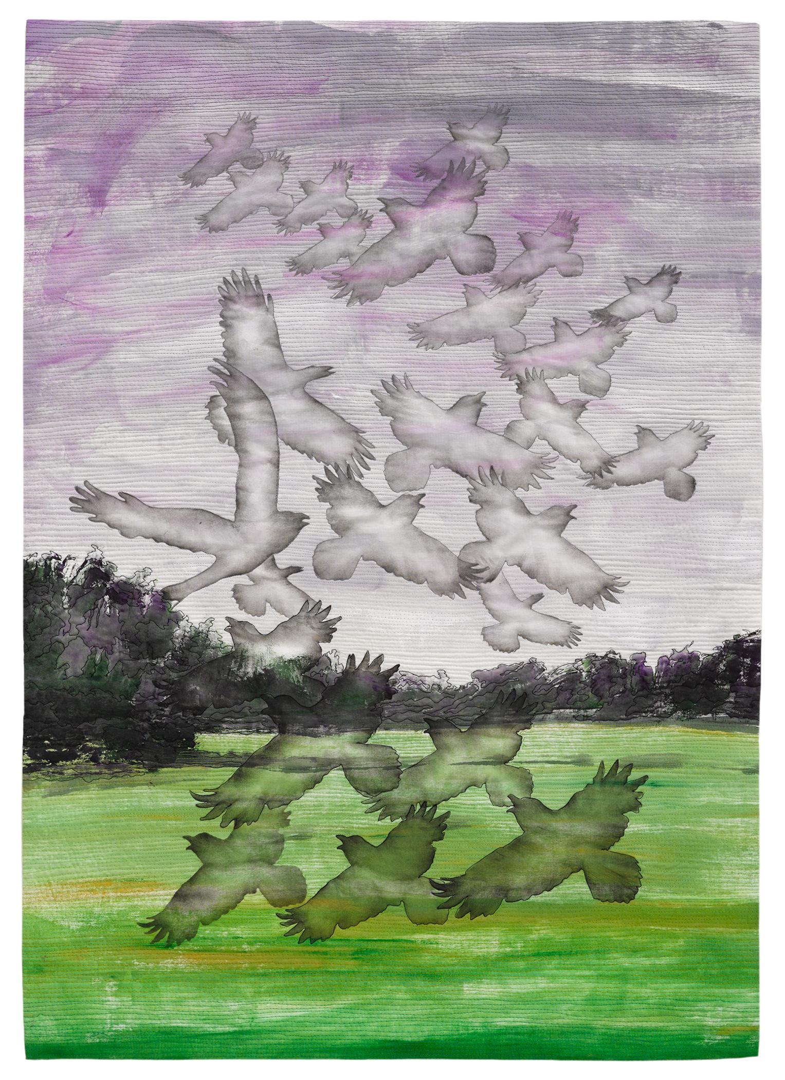 Sabi Westoby (United Kingdom) - Huge Flocks of Rising Rooks Forsake Their Food