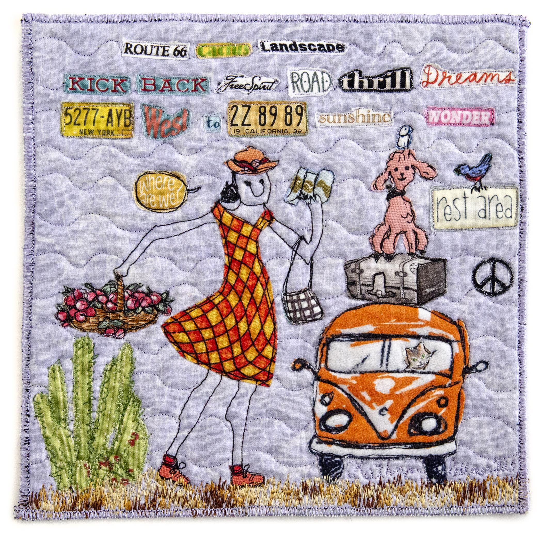  Kathryn  Pellman - Route 66 Cactus Landscape