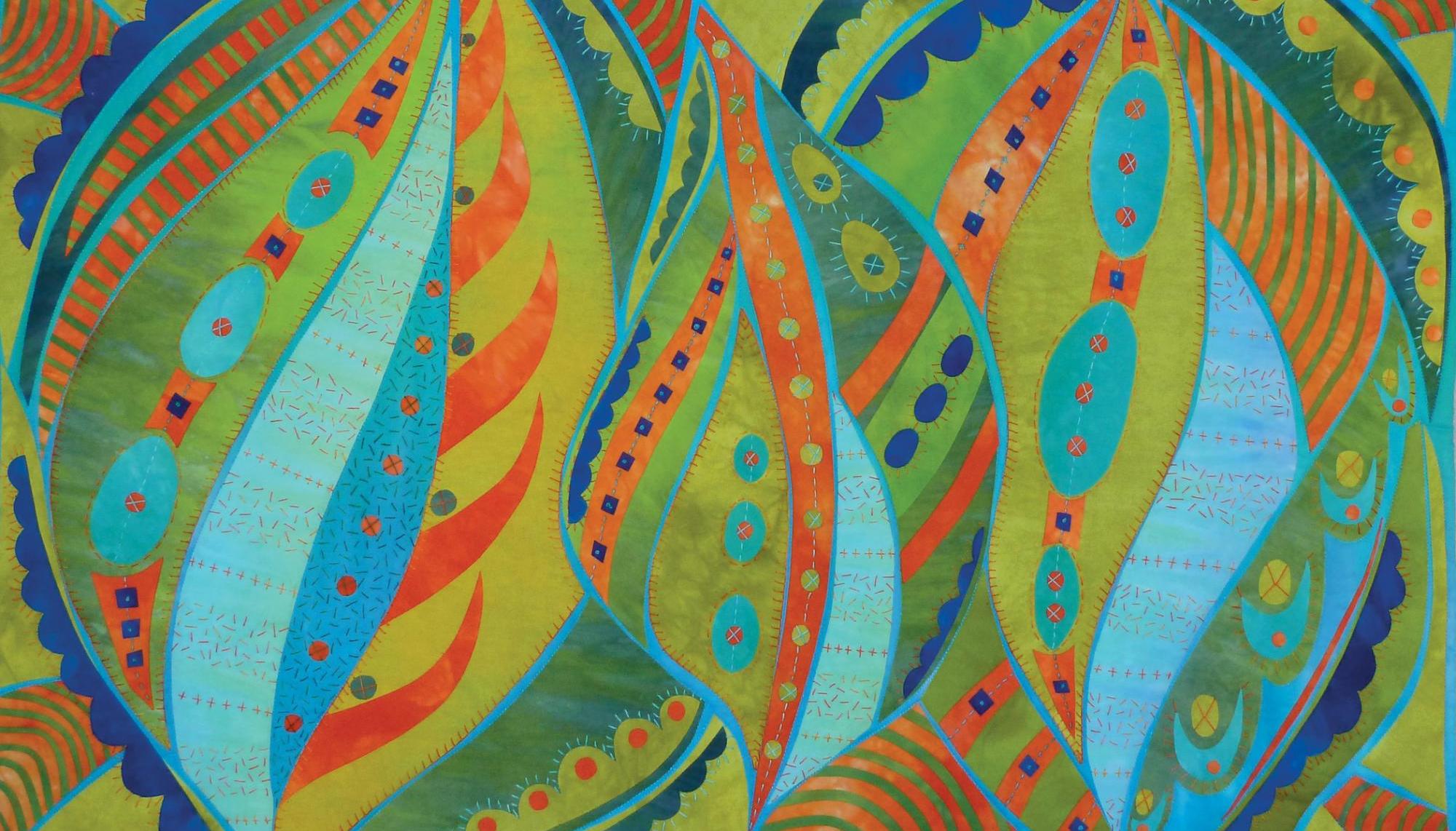 Artwork by Laura Wasilowski