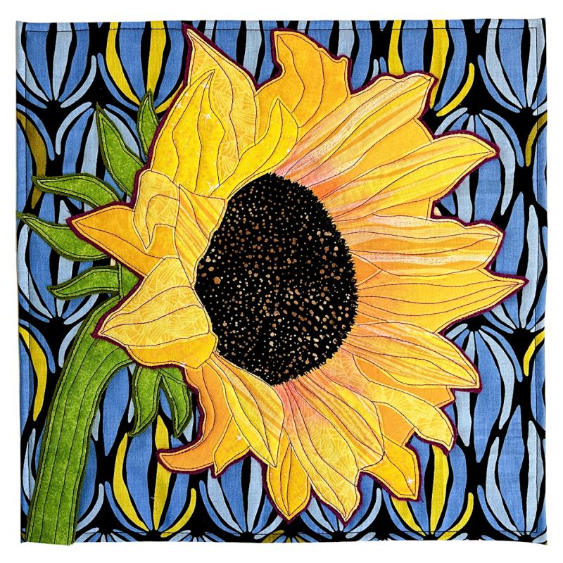  Terry Aske - Sunflower on Blue