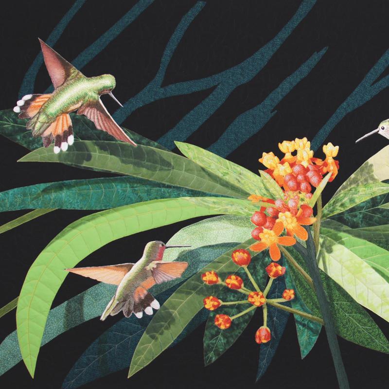 Sara  Sharp - Milkweed and Hummingbirds