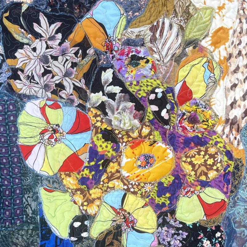 Nana  Barkalaia - Blue Still Life