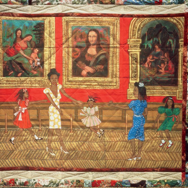 Faith Ringgold - Dancing at the Louvre, from the Series: The French Collection #1; © 1991 Faith Ringgold