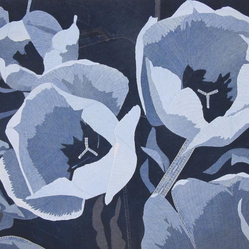 Carolyn I. Skei - Tulips in Moonlight