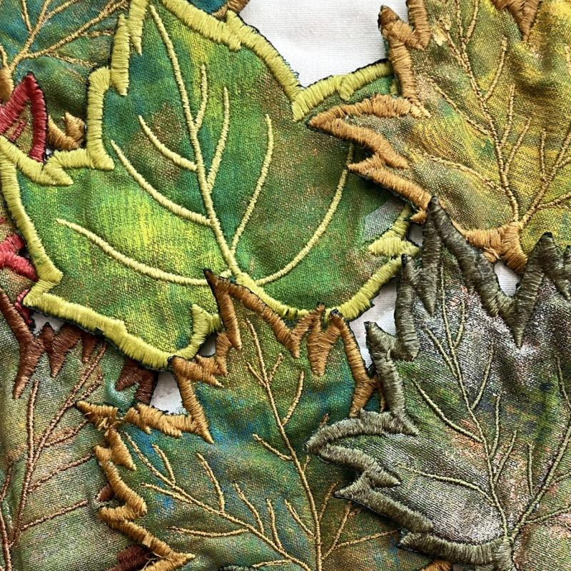 Diane  Paquin Provost - Tapisserie de Feuilles d’Erable (Tapestry of Maple Leaves) 