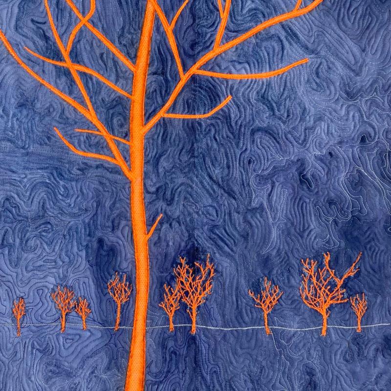Jaynie Himsl - May I Have Your Attention Trees - Orange