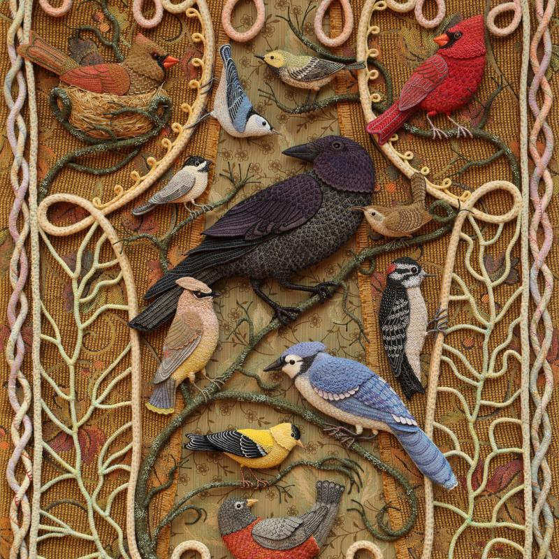  Salley Mavor - Birds of Beebe Woods