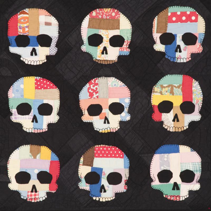 Maggy Rozycki Hiltner - Patchwork Skulls