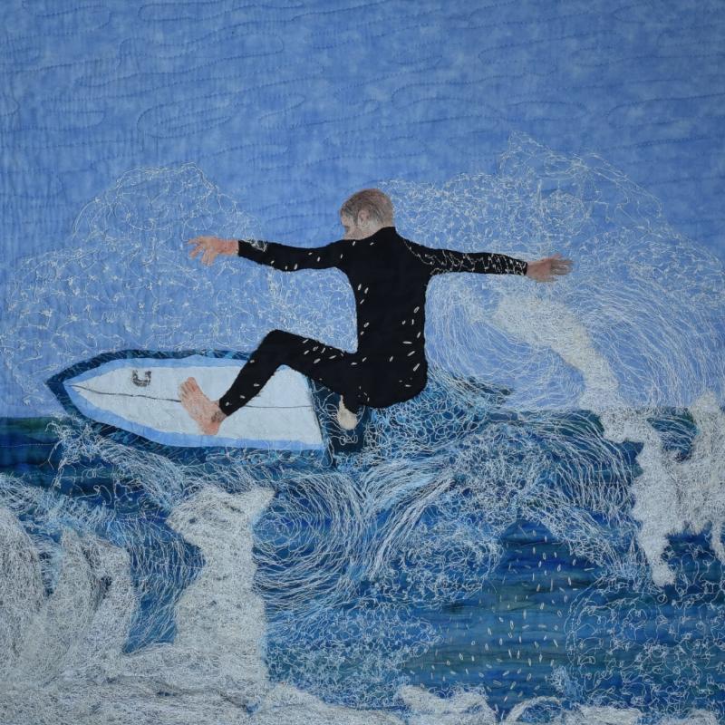 Rivka  Hamdani - Riding the waves