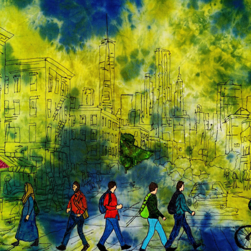  Mary  Schliestedt - Bustling activity in the city