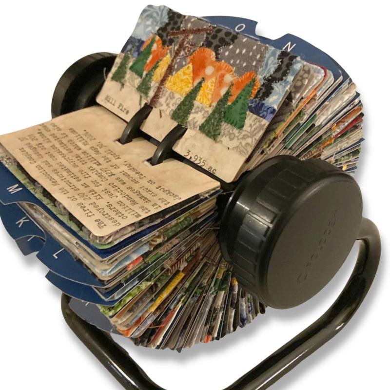  Lauryl  Rose - Index of California Wildfires Micro Quilts