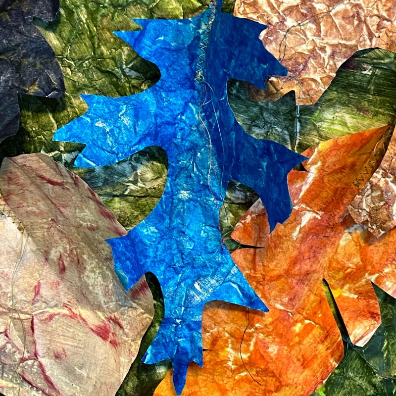 Karen  Ponischil - Polyethylene Forest: Leaf Litter